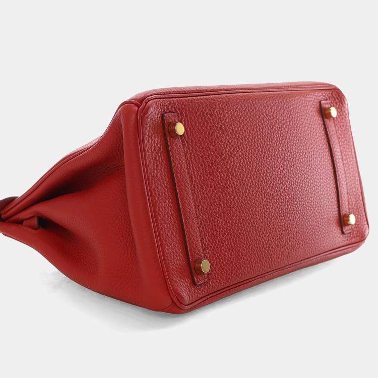 Pre Owned Hermes Vermillon Togo Birkin 30