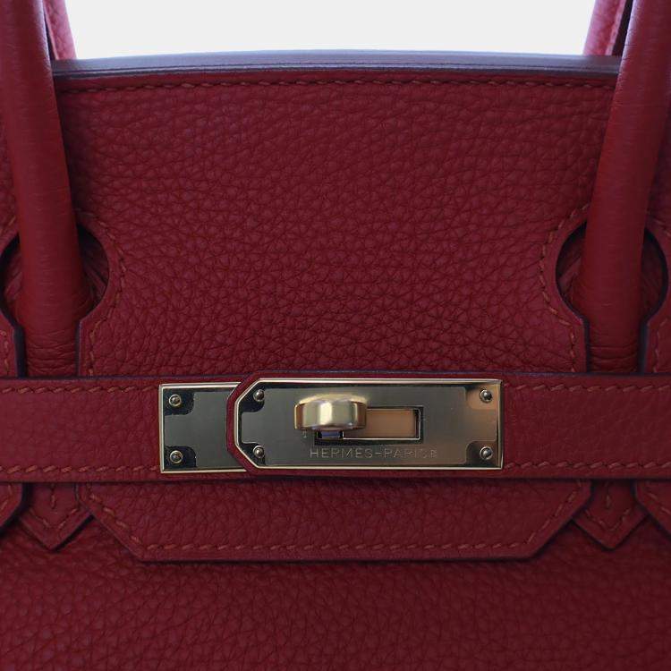 Pre Owned Hermes Vermillon Togo Birkin 30