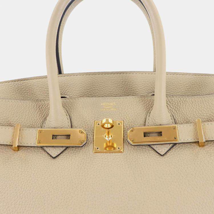 Pre Owned Hermes Birkin 30 Togo Trench Handbag