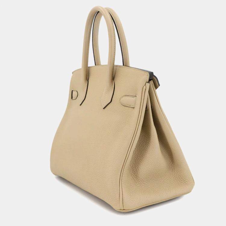 Pre Owned Hermes Birkin 30 Togo Trench Handbag
