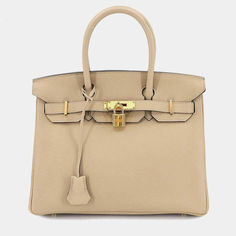 Pre Owned Hermes Birkin 30 Togo Trench Handbag