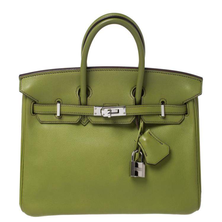 Apple Green Epsom Leather