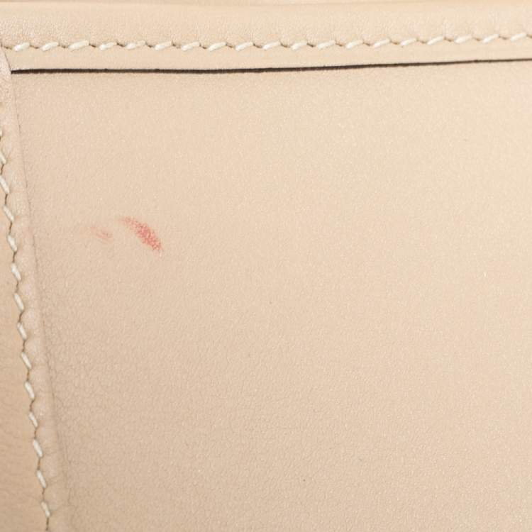 مملوكة مسبقًا Hermes Poussiere Swift Leather Elan 29 Jige Clutch