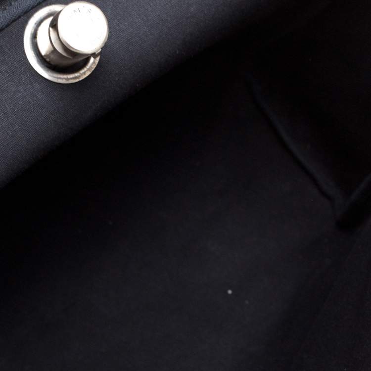 Pre Owned Hermes Black Canvas and Leather Herbag Zip 39 Bag
