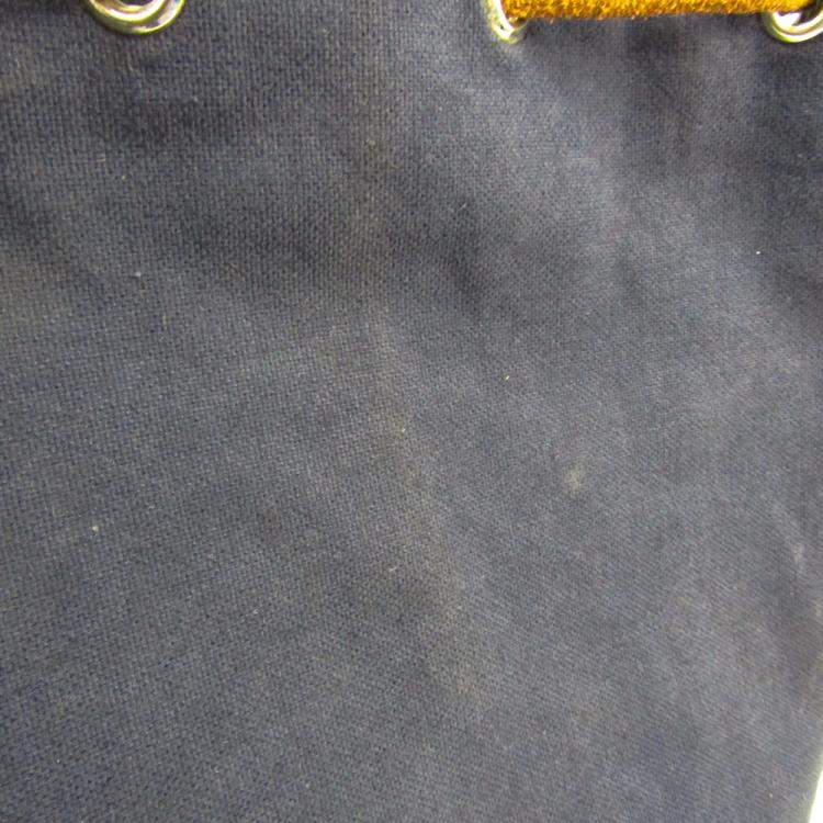 Pre Owned Hermes Blue Canvas Polochon Mimil GM Bag