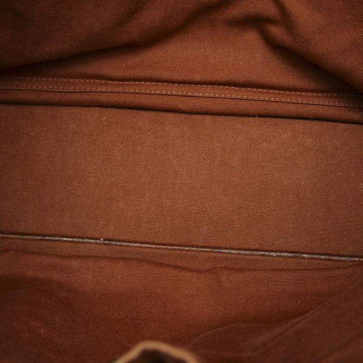 Pre Owned Hermes Brown Canvas  Fourre Tout MM Bag