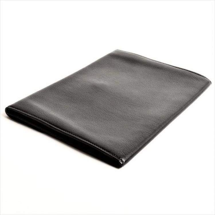 Pre Owned Hermes Black Leather Vintage Rio Clutch Bag