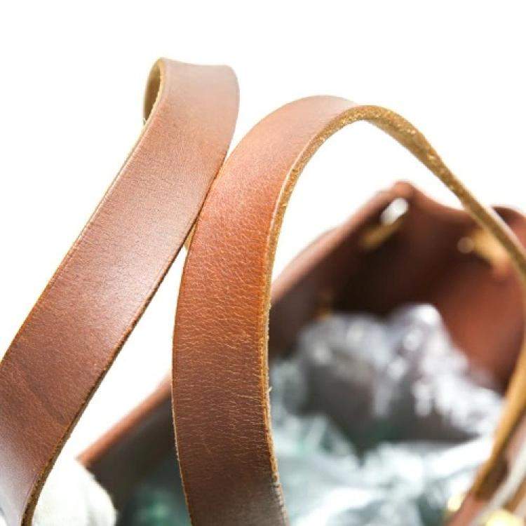 مملوكة مسبقًا Hermes Brown Leather Herbag Cabas Tote bag