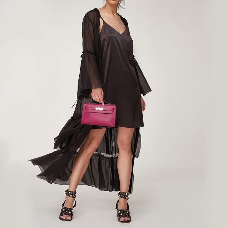 Hermès Kelly Pochette Swift Black