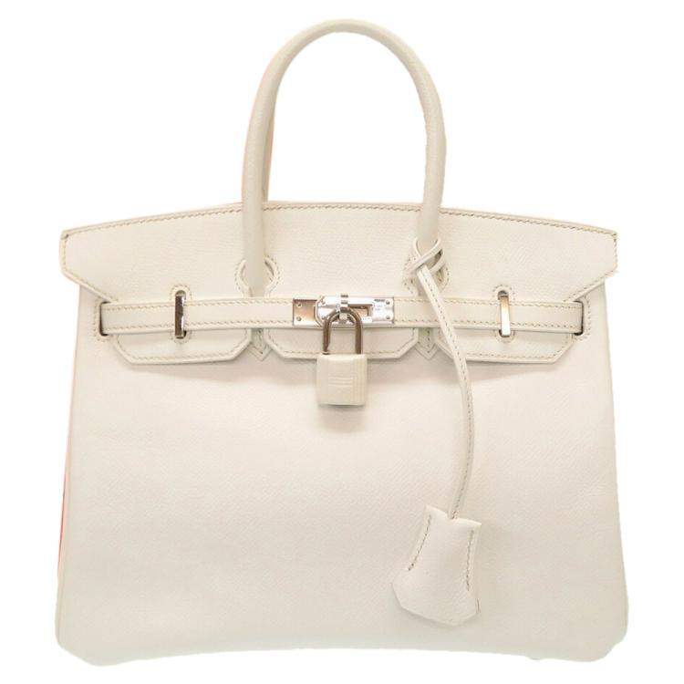 white birkin 25