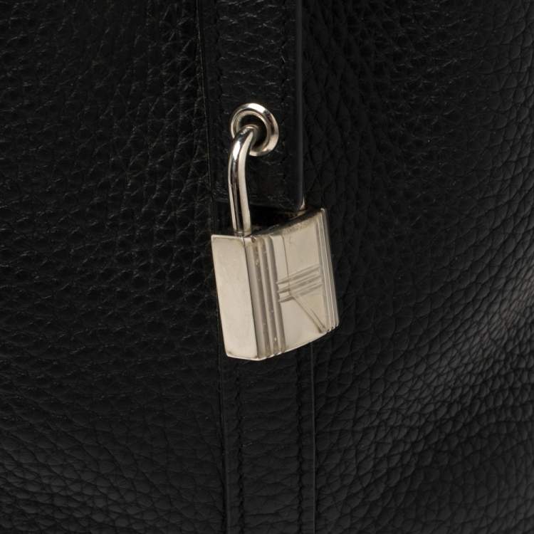 Pre Owned Hermes Black Togo Leather Picotin Lock PM Bag