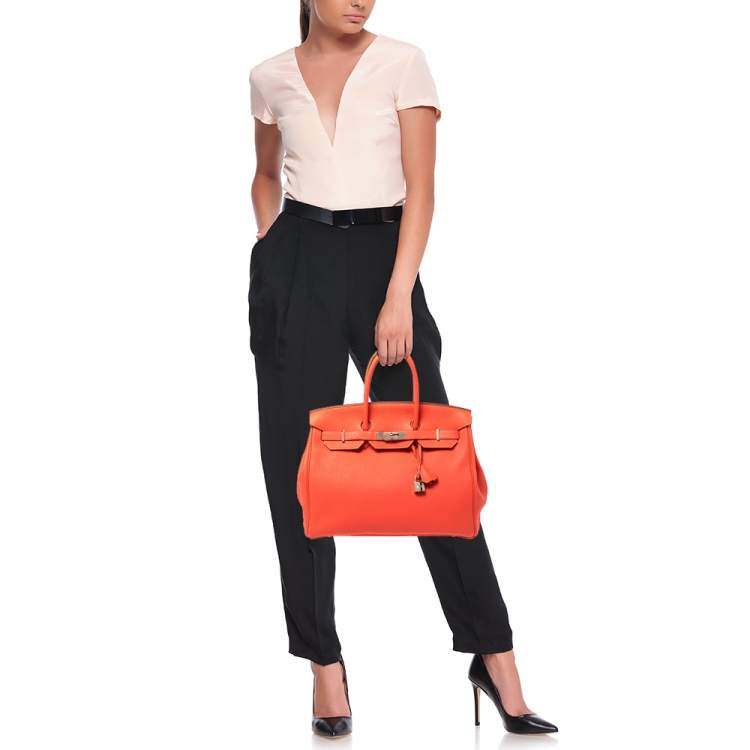 2014 TOP 10 Hermes Orange Bag, Hermes Birkin Black