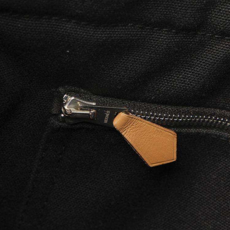 Pre Owned Hermes Black Canvas Fourre Tout GM Tote Bag