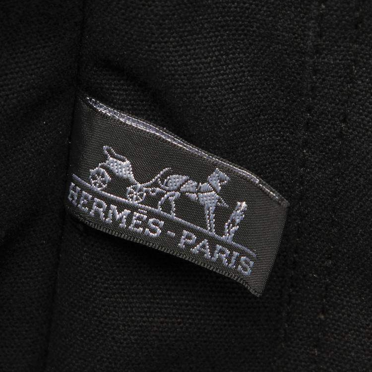 Pre Owned Hermes Black Canvas Fourre Tout GM Tote Bag