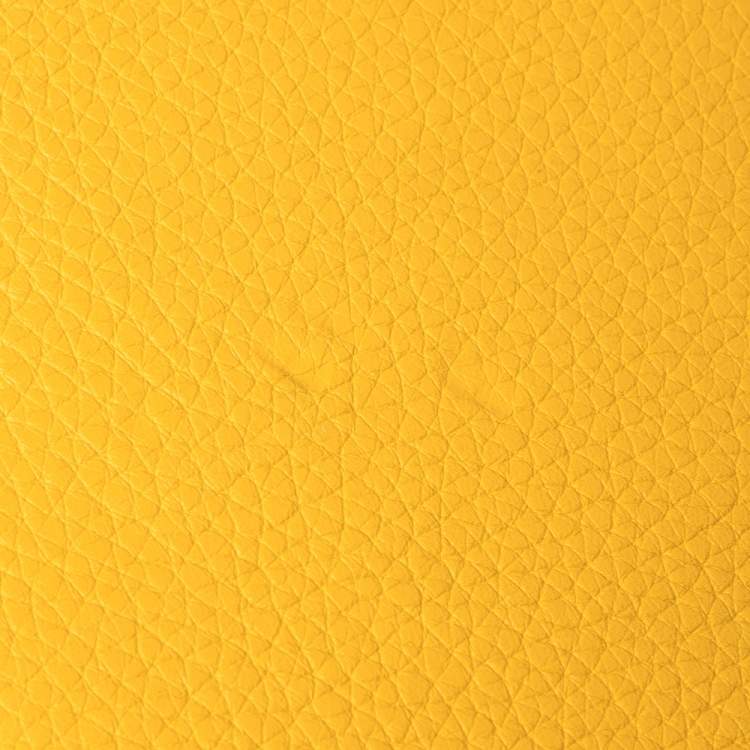 مملوكة مسبقًا Hermes Jaune Ambre Togo Leather Palladium Hardware Shoulder Kelly 42 Bag