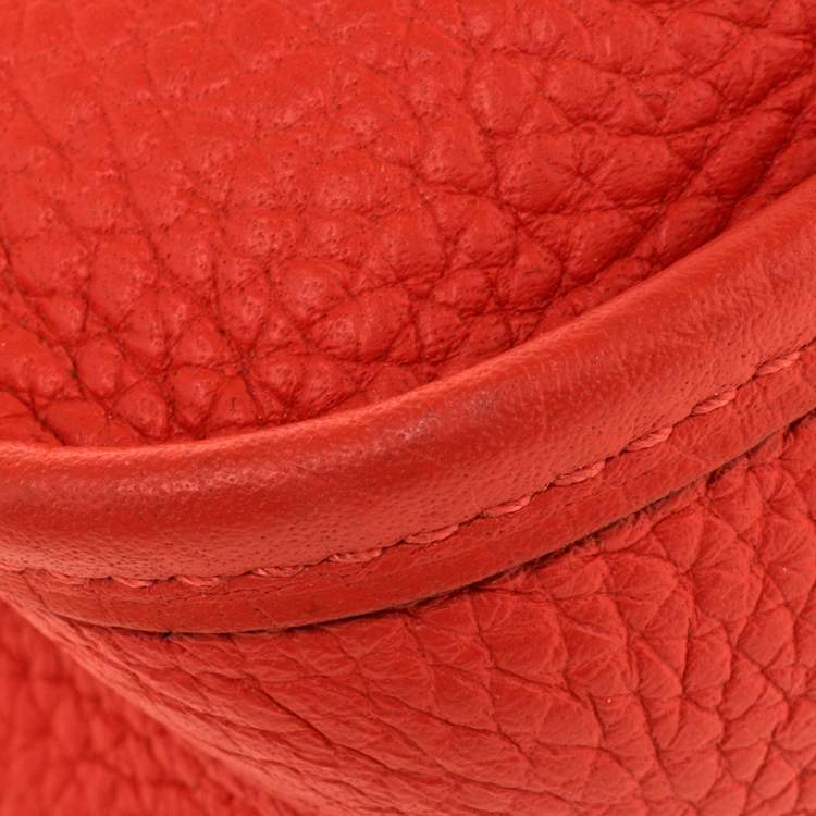 Pre Owned Hermes Capucine Clemence Leather Evelyne TPM Bag
