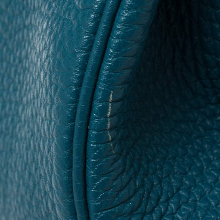 Pre Owned Hermes Cobalt Togo Leather Gold Hardware Kelly Retourne 35 Bag