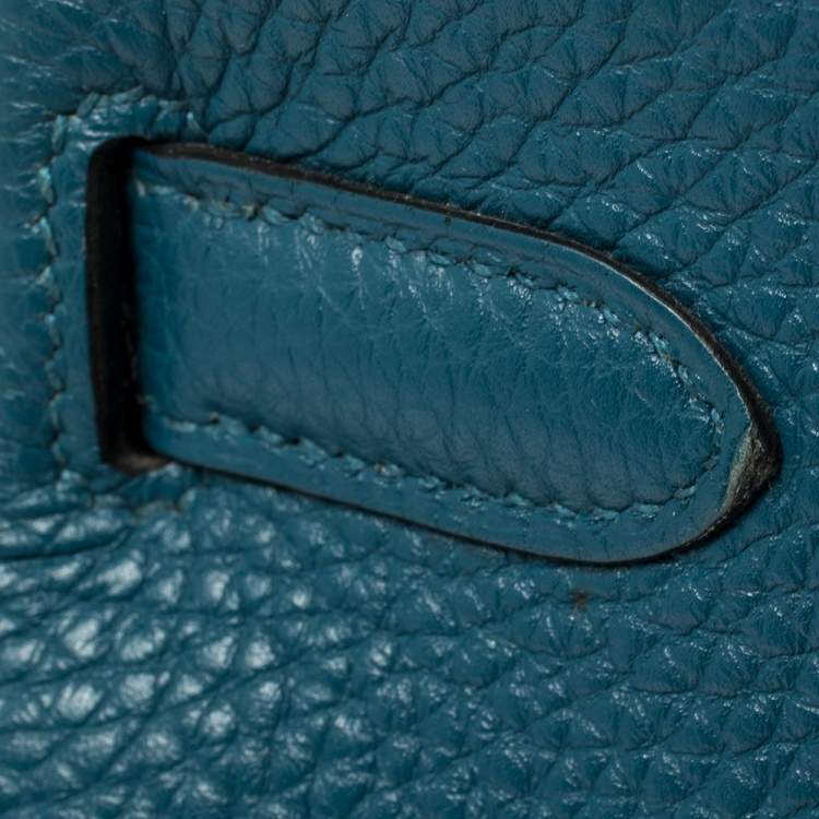 Pre Owned Hermes Cobalt Togo Leather Gold Hardware Kelly Retourne 35 Bag