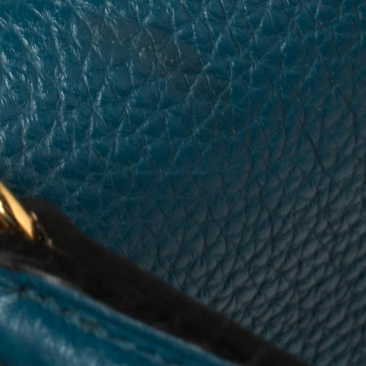 Pre Owned Hermes Cobalt Togo Leather Gold Hardware Kelly Retourne 35 Bag