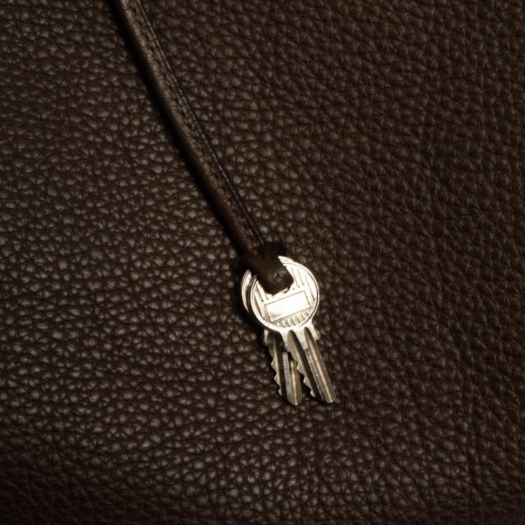 Pre Owned Hermès Cacao Togo Leather Bolide 45 Bag