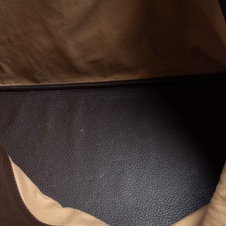 Pre Owned Hermès Cacao Togo Leather Bolide 45 Bag