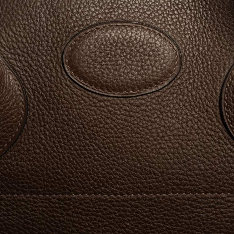 Pre Owned Hermès Cacao Togo Leather Bolide 45 Bag
