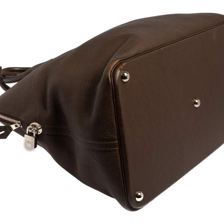 Pre Owned Hermès Cacao Togo Leather Bolide 45 Bag
