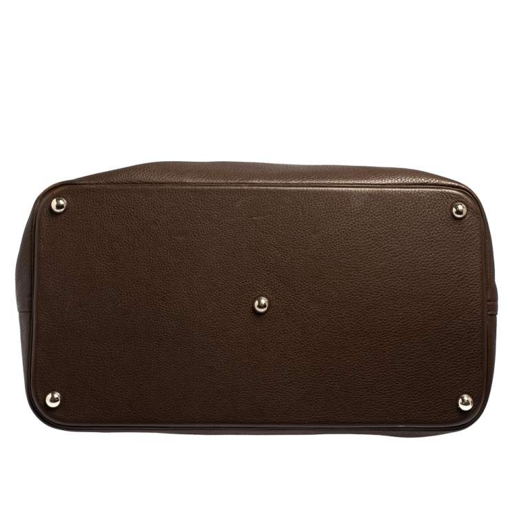 Pre Owned Hermès Cacao Togo Leather Bolide 45 Bag