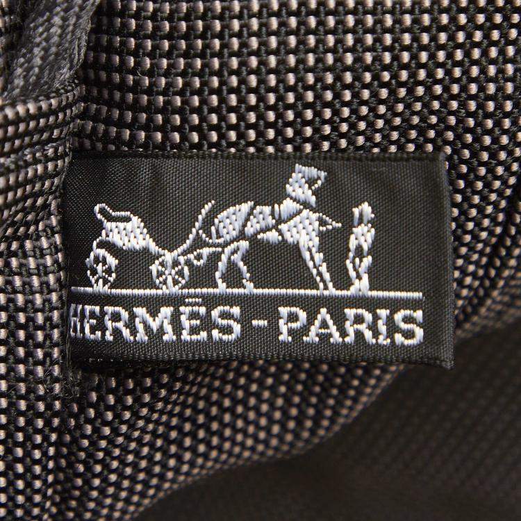 Pre Owned Hermes Grey Canvas Fourre Tout Tote Bag