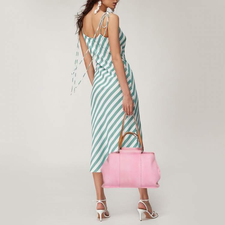 Hermes Hermès Kelly Pink Canvas Handbag