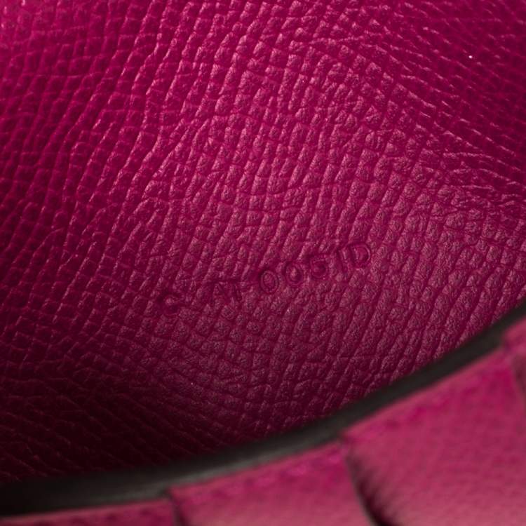 Pre Owned Hermes Tosca Epsom Leather Kelly Wallet