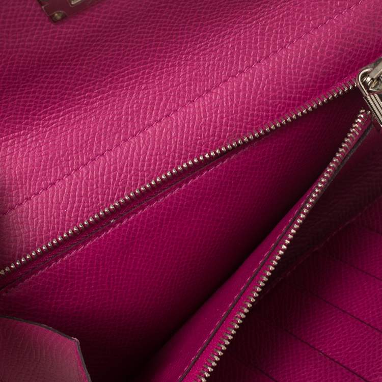 Pre Owned Hermes Tosca Epsom Leather Kelly Wallet