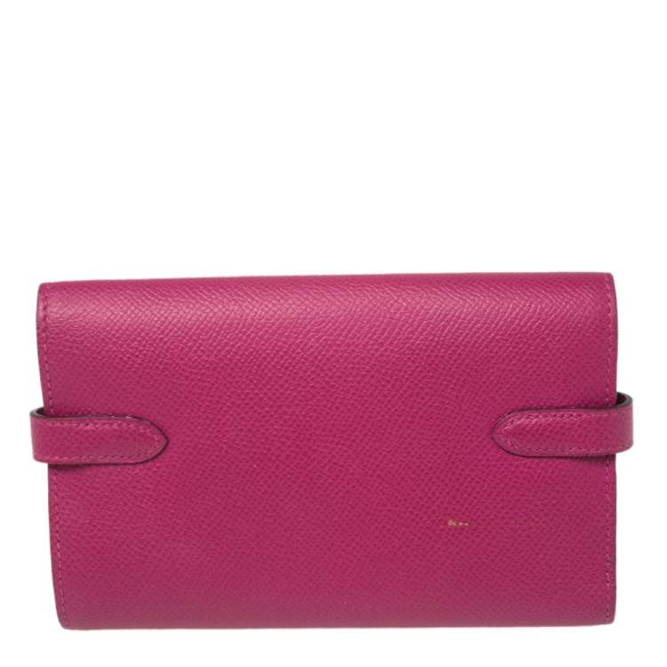 Pre Owned Hermes Tosca Epsom Leather Kelly Wallet