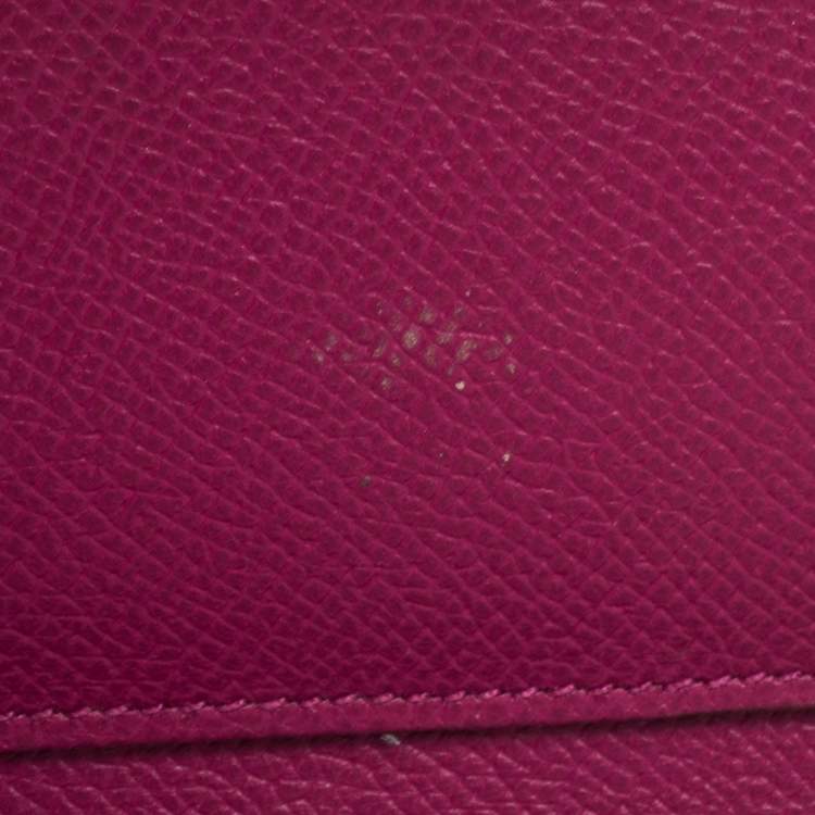 Pre Owned Hermes Tosca Epsom Leather Kelly Wallet