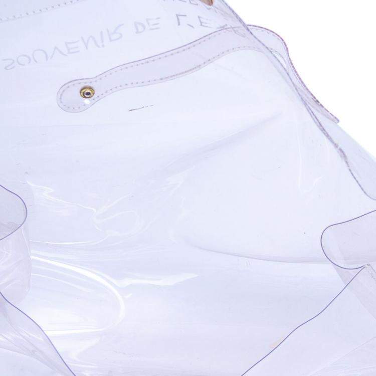Pre Owned Hermes Transparent Vinyl Limited Edition Kelly Bag