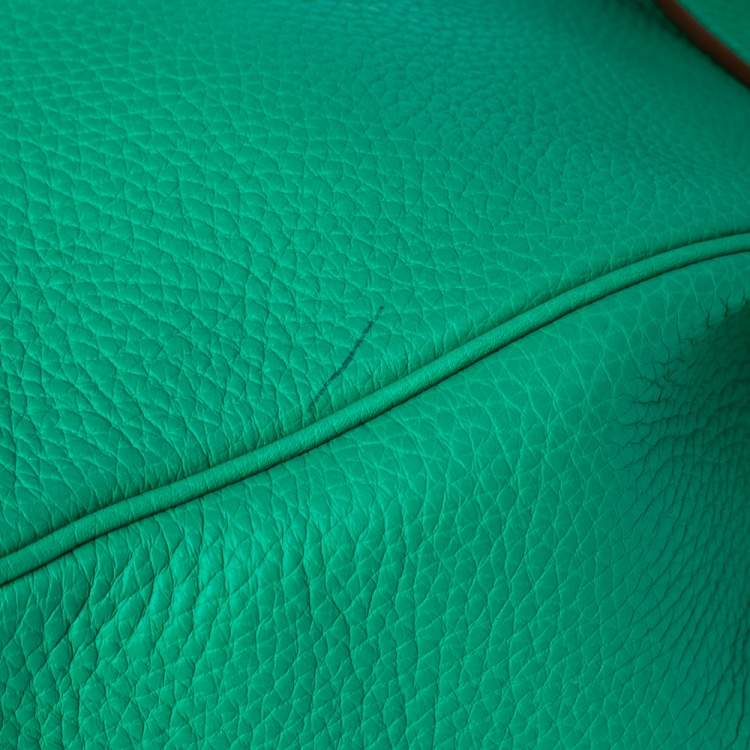 Pre Owned Hermes Bambou Taurillon Clemence Leather Gold Hardware Birkin 35 Bag