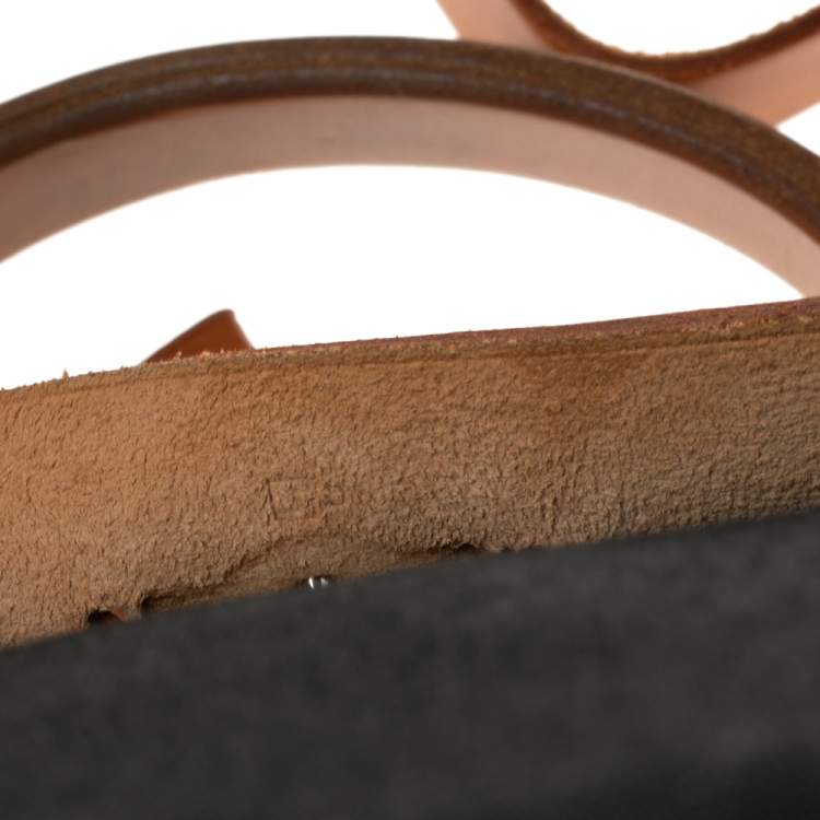 مملوكة مسبقًا Hermes Noir/Natural Canvas and Leather Herbag PM Bag
