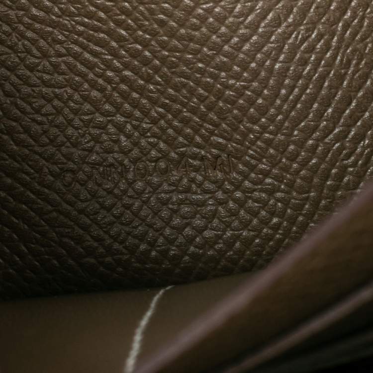 Pre Owned Hermes Etoupe Epsom Leather Classic Kelly Wallet