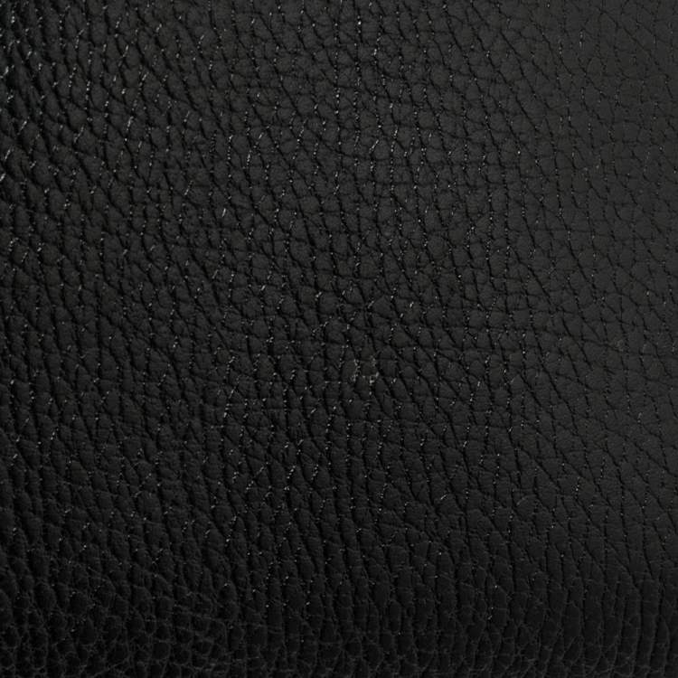 Pre Owned Hermes Black Ardenes Leather Gold Plated Kelly Retourne 32 Bag