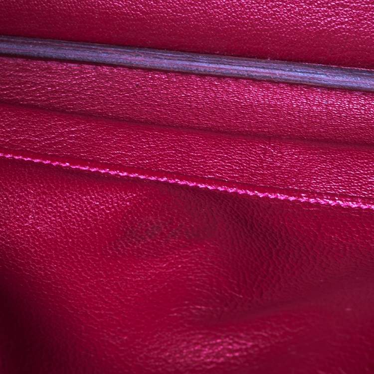 Pre Owned Hermes Rouge Vif Taurillon Clemence Leather Palladium Plated Birkin 40 Bag