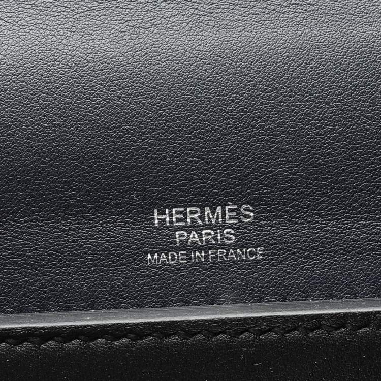 مملوكة مسبقًا Hermes Bleu Nuit/Black Swift Togo Leather Palladium Plated 24/24 29 Bag