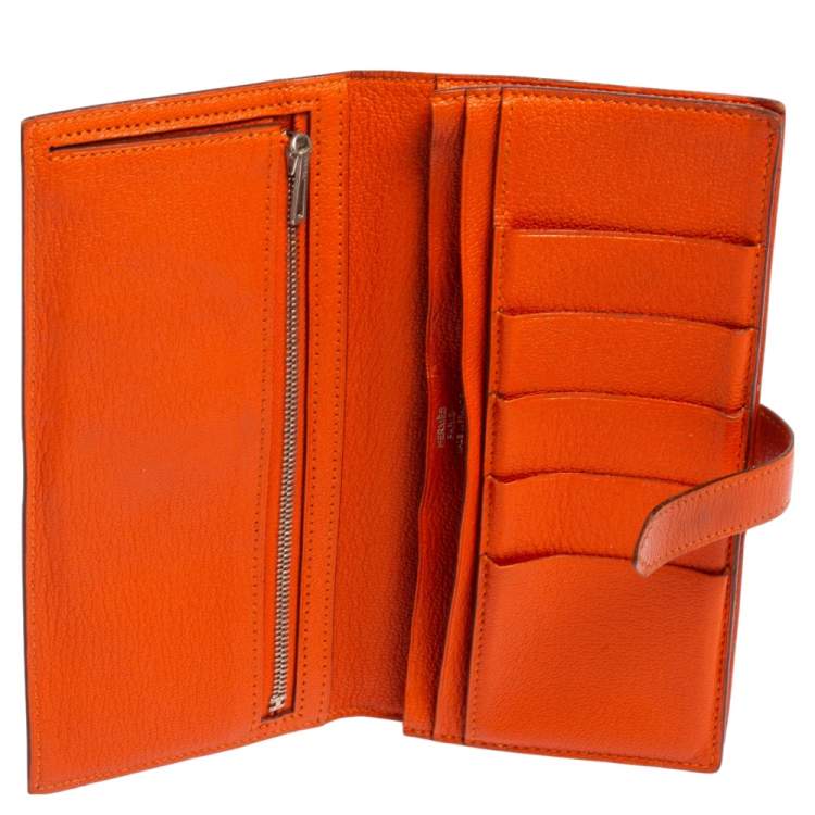 Hermes Chevre Mysore Bearn Gusset Wallet
