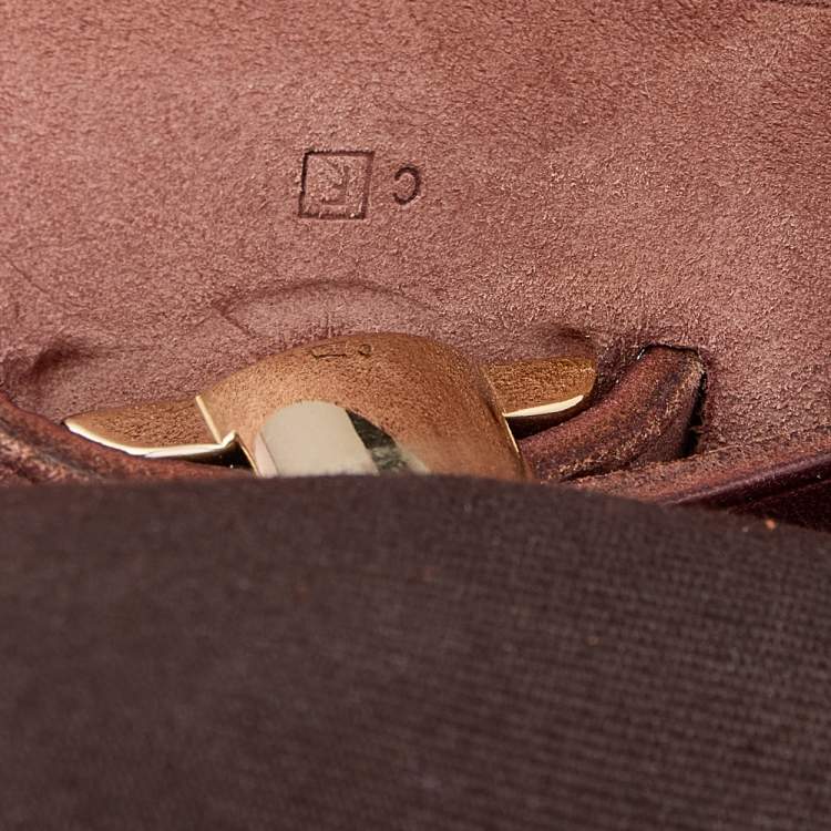 Pre Owned Hermes Cacao Canvas and Leather Herbag 2-in-1 MM Bag