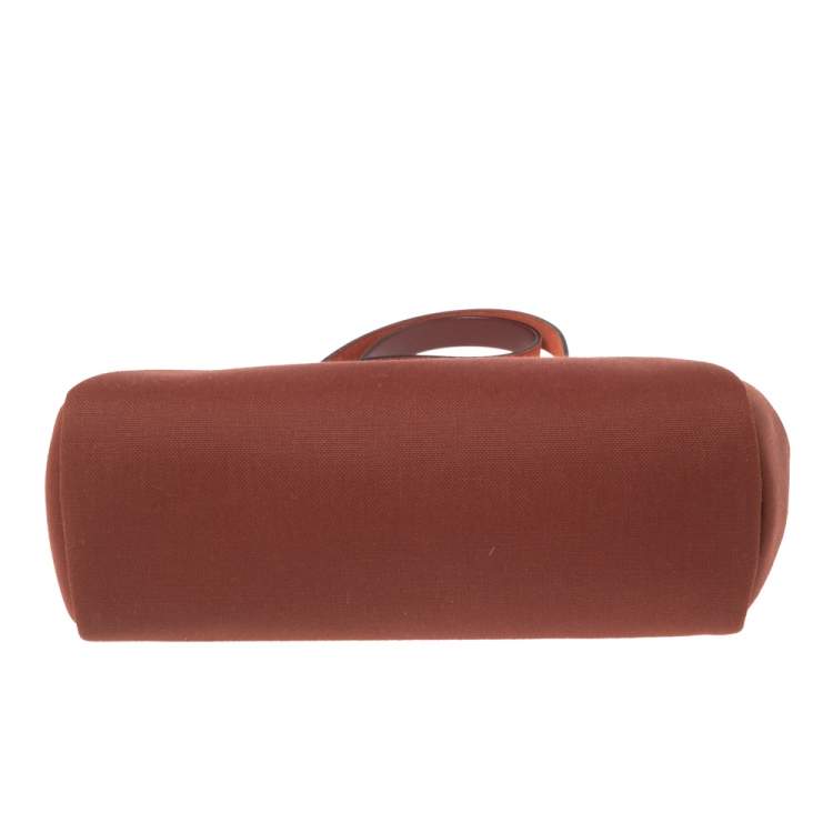 Pre Owned Hermes Rogue H Canvas and Leather Herbag Zip PM Bag