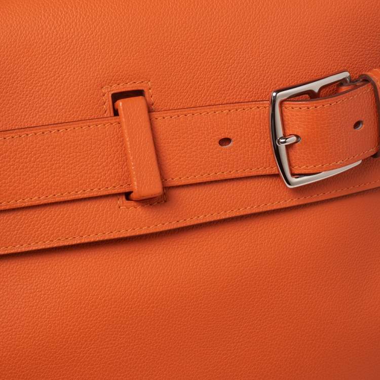 Pre Owned Hermes Orange Evercolor Leather Etribelt Bag