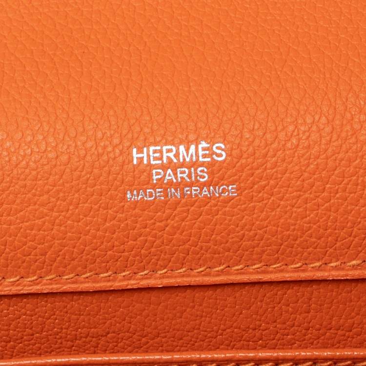 Pre Owned Hermes Orange Evercolor Leather Etribelt Bag