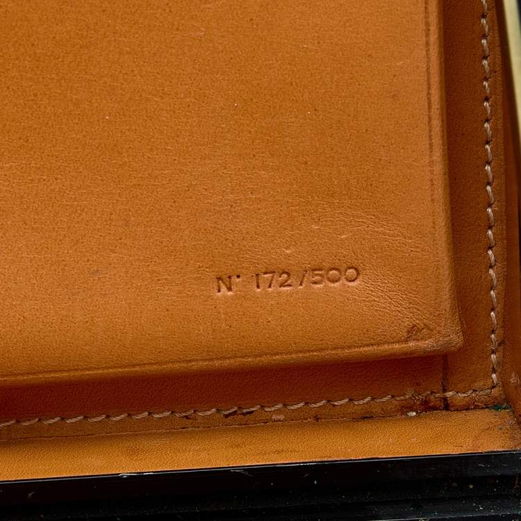 Pre Owned Hermes Naturel Carbon Fiber And Vache Leather Espace 42 Limited Edition Briefcase