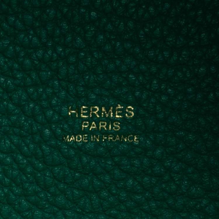 Pre Owned Hermès Menthe Togo Leather Picotin Lock 18 Bag