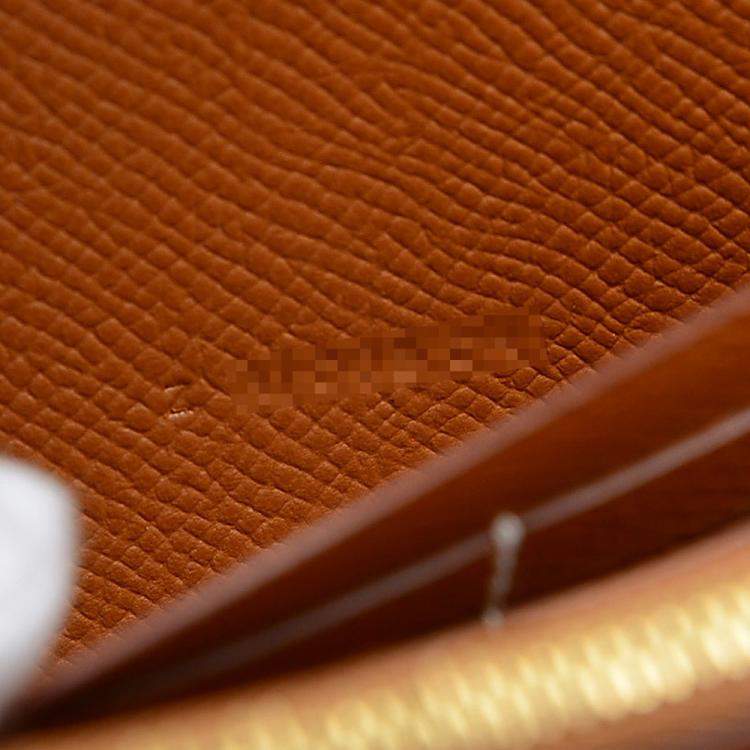 Pre Owned Hermes Constance to Go Epson Gold Z Engraved Purse