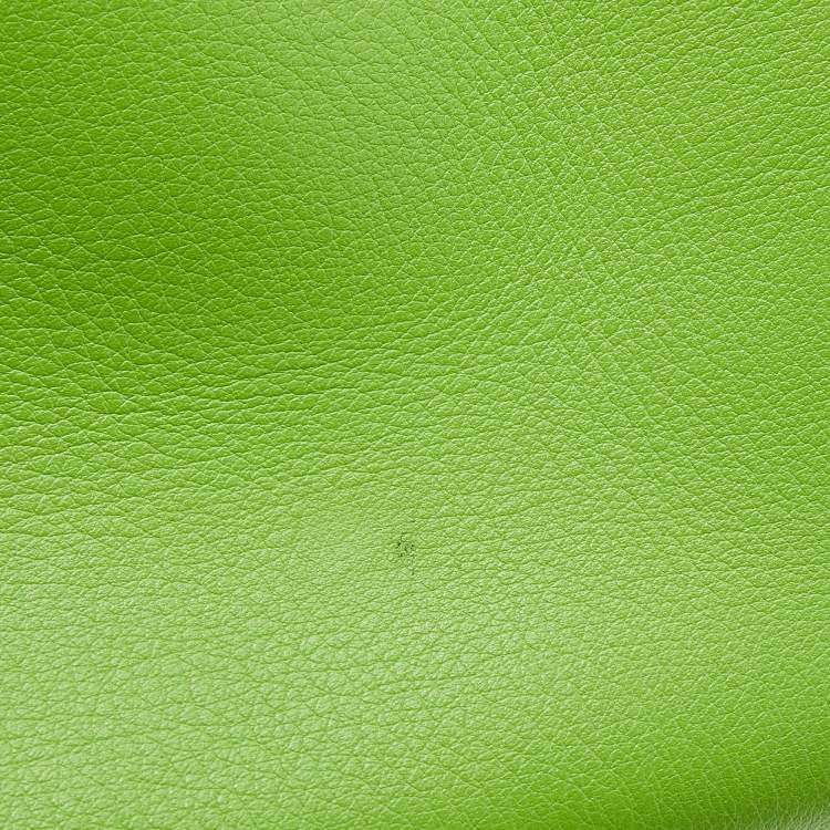 Pre Owned Hermes Anis Green Swift Leather Gold Hardware Kelly Retourne 28 Bag